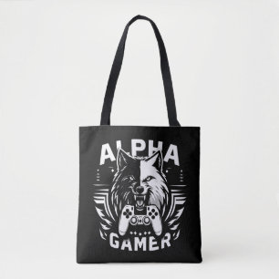 Tote Bag Yin Yang Alpha Gamer Loup