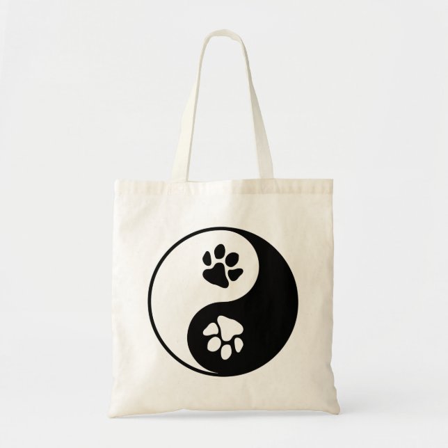 Tote Bag Yin Yang Paw (Devant)