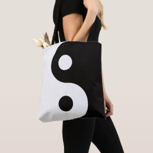 Tote Bag Ying Yang dualités Fourre-tout