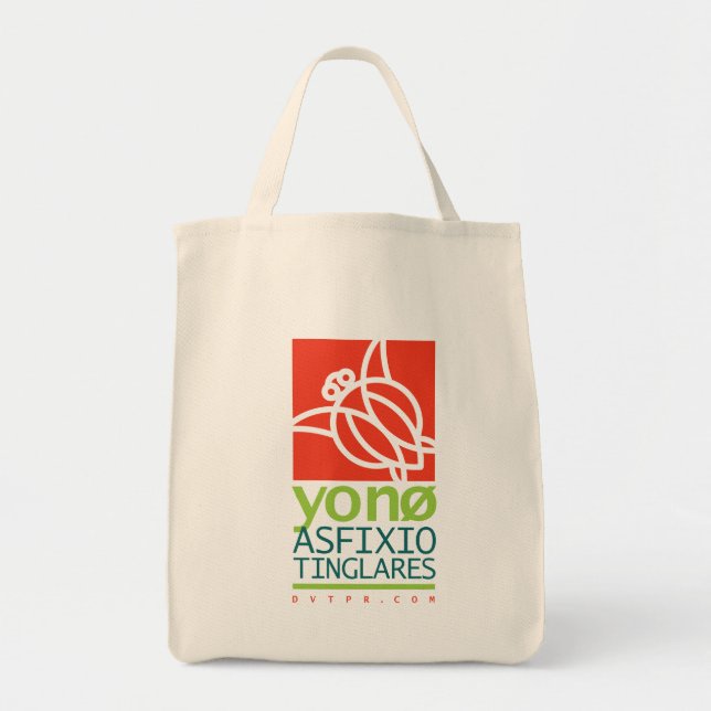 Tote Bag Yo aucun asfixio tinglares. (Devant)