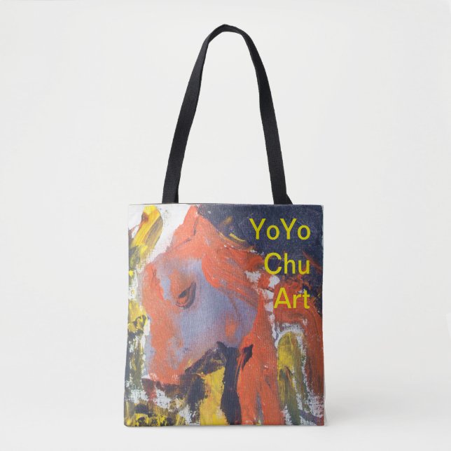 Tote Bag Yo Yo Chu Art Parrot Fourre-tout (Devant)