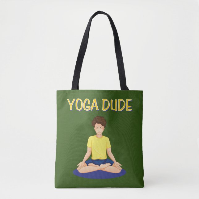 TOTE BAG YOGA DUDE (Devant)