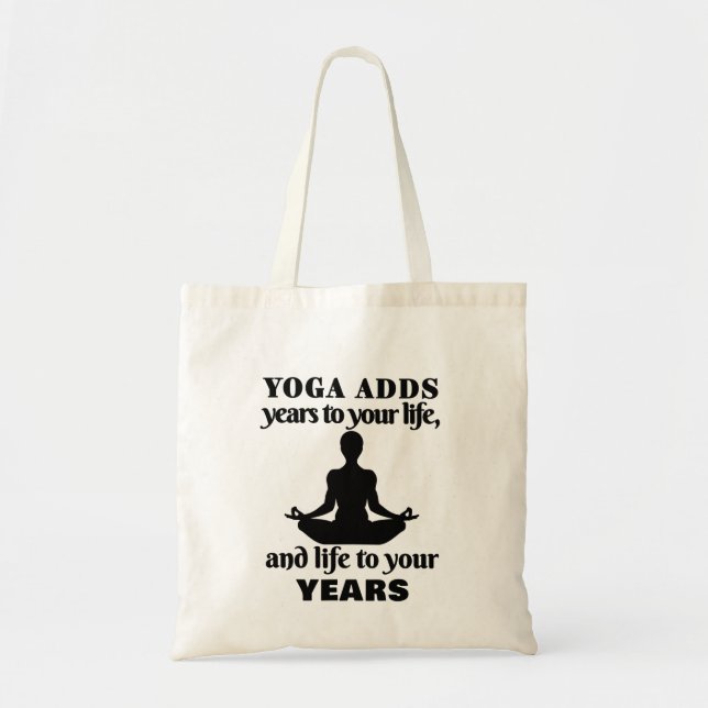 Tote Bag Yoga Sayes - Cadeaux pour les amateurs de Yoga (Devant)
