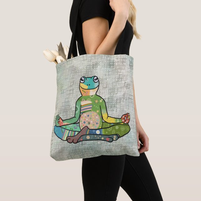 Tote Bag yogafrosch (De près)