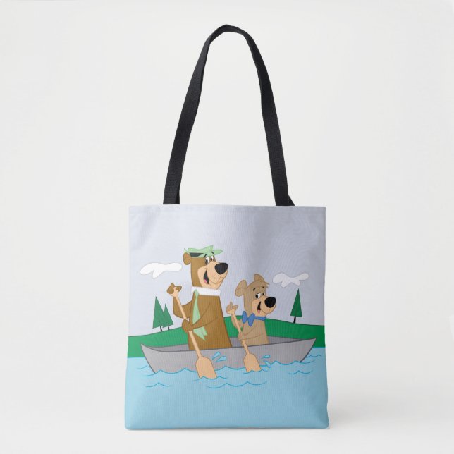 Tote Bag Yogi Bear et Boo Boo Fun Canoe Adventure (Devant)