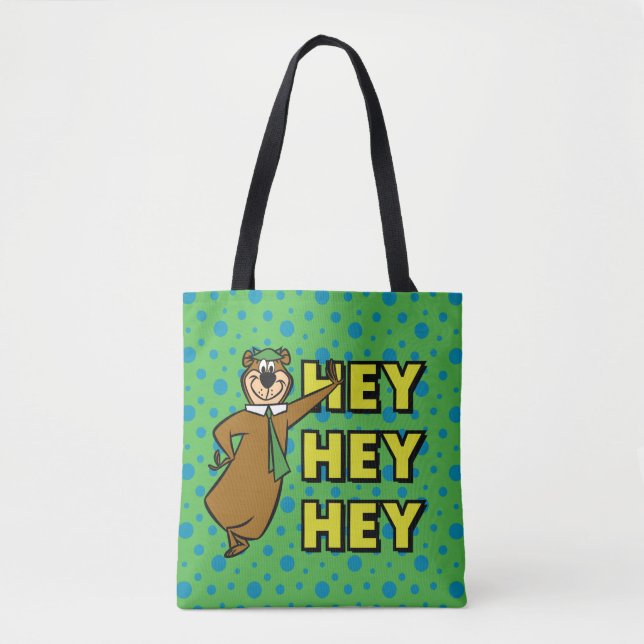 Tote Bag Yogi Bear Hey Hey Hey (Devant)