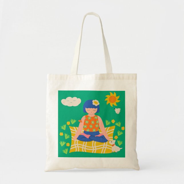Tote Bag Yogi Girl (Devant)