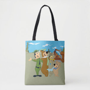 Tote Bag Yogi Ours et amis Accueil chaleureux