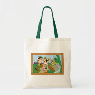Tote Bag Yogi Ours et amis encadrés photo de la forêt