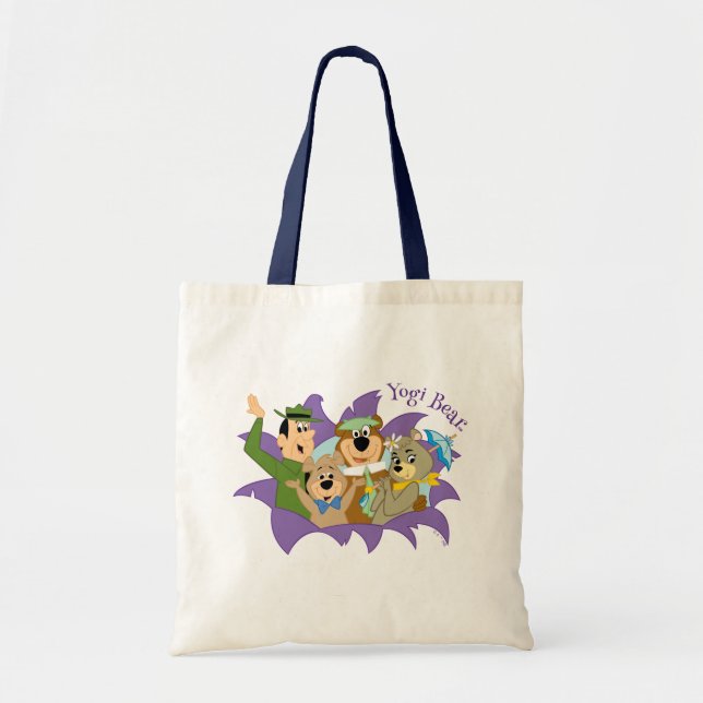 Tote Bag Yogi Ours et amis Surprise (Devant)