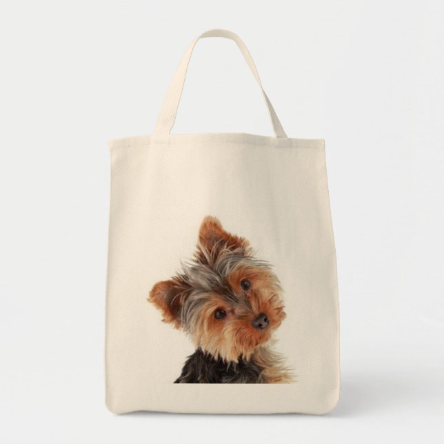 Tote Bag Yorkie Chien Chien Chien Cadeau Cute Yorkshire Ter (Devant)