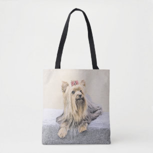 Tote Bag Yorkshire Terrier Peinture - Cute Original Chien A