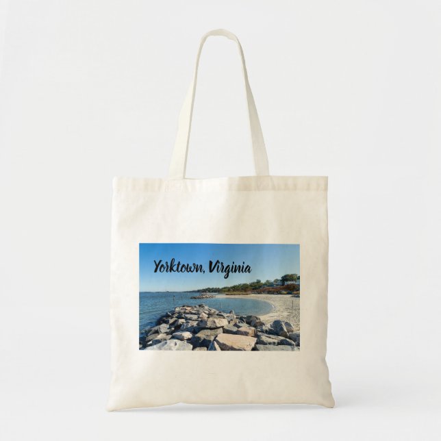 Tote Bag Yorktown Beach en Virginie (Devant)