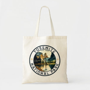 Tote Bag Yosemite Californie Aquarelle vintage