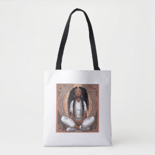 Tote Bag young afro girl