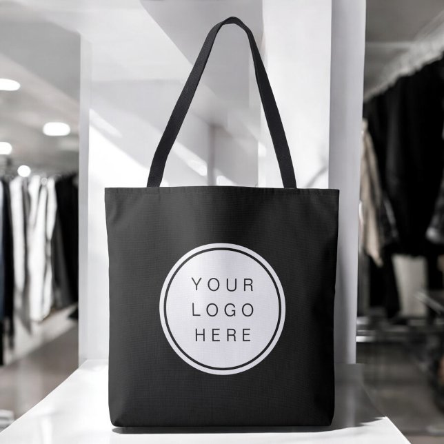 Tote Bag Your Business Logo Promoteur Business Company (Créateur téléchargé)