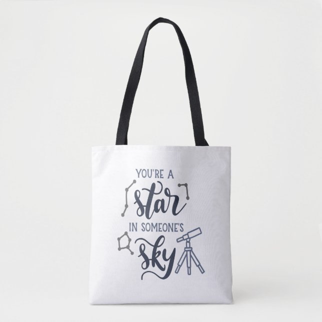 Tote Bag You're a Star in Someone's Sky – (Devant)