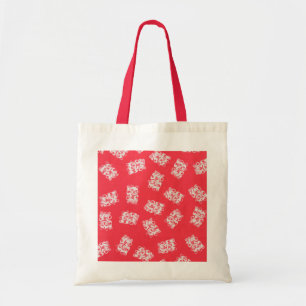 Tote Bag Yukata Textile japonais, Maneki Neko (Chat chanceu