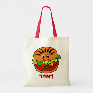 Tote Bag Yummy Hamburger