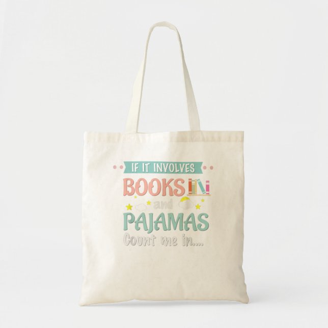 Tote Bag Yummy Lecture Chat - Livre amusant Thé Lover Cadea (Devant)