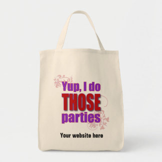 Tote Bag Yup, je fais CES parties !