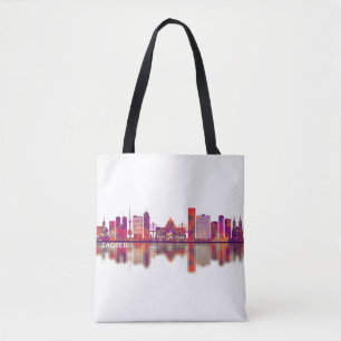 Tote Bag Zagreb Croatie Skyline