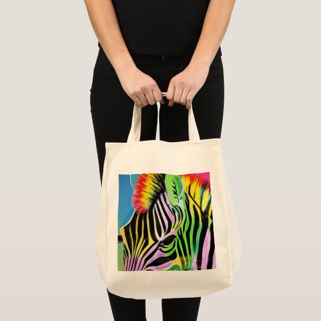 Tote Bag Zany Zebra (Devant (produit))