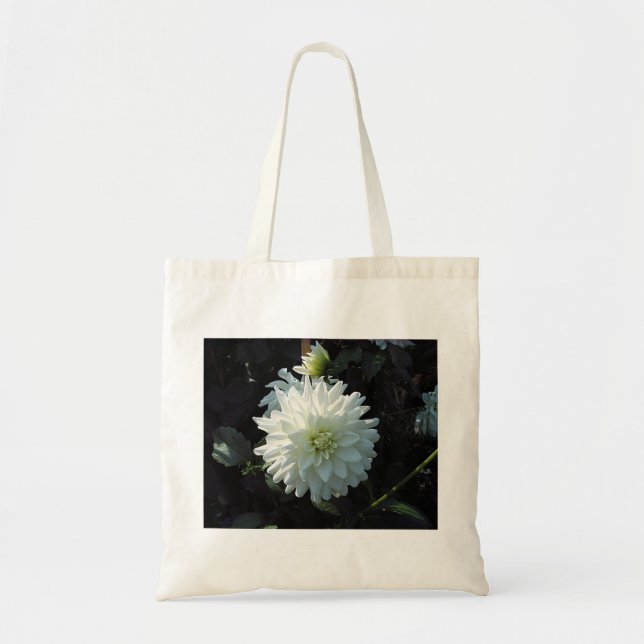 Tote Bag zazzle_fleur_blanche (Devant)