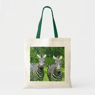 Tote Bag Zebra Charm : Une paire gracieuse dans le désert