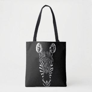 Tote Bag Zebra Head
