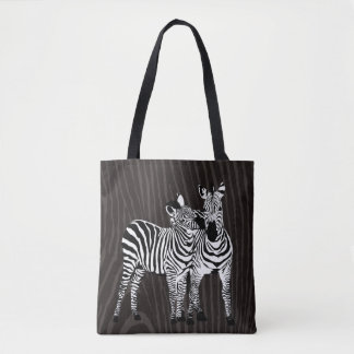 Tote Bag Zebra Play
