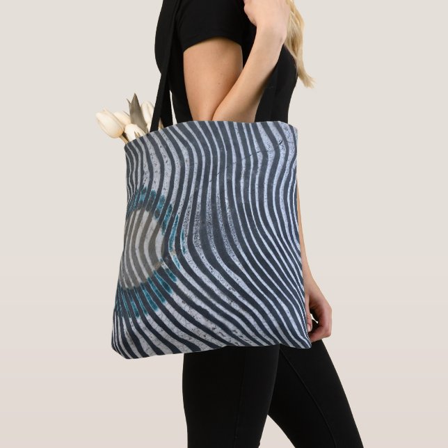 Tote Bag Zebra Print Motif Art africain (De près)