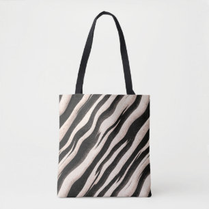 Tote Bag Zebra raye une texture transparente + vos idées