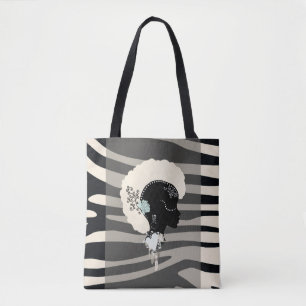 Tote Bag Zebra strip safari poster de animal afro punk Four