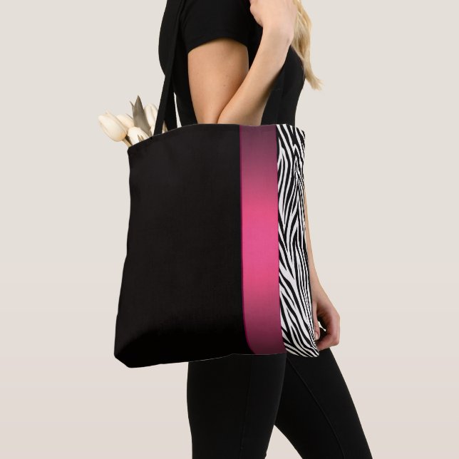 Tote Bag Zebra Stripes (De près)