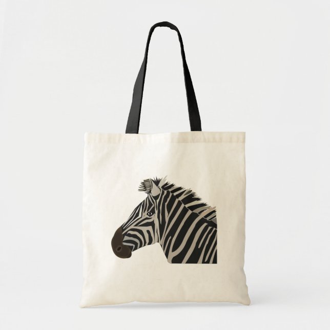 Tote Bag Zebra Stripes Animale Faune (Devant)