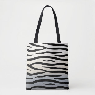 Tote Bag Zebra Stripes Exotic Poster de animal