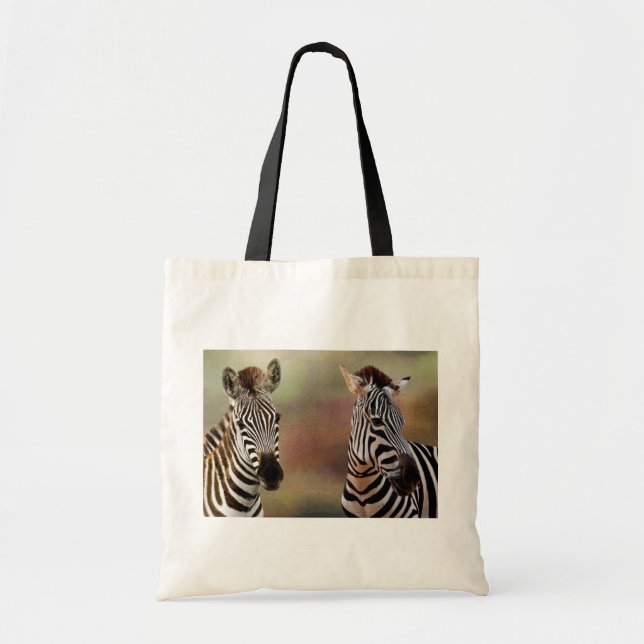 Tote Bag Zèbres de Zazzling (Devant)