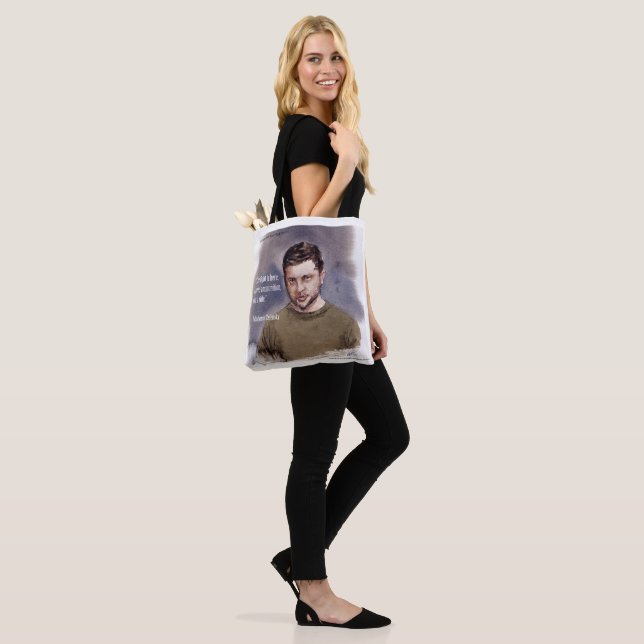 Tote Bag Zelensky, Volodymir Mort (Sur le modèle)