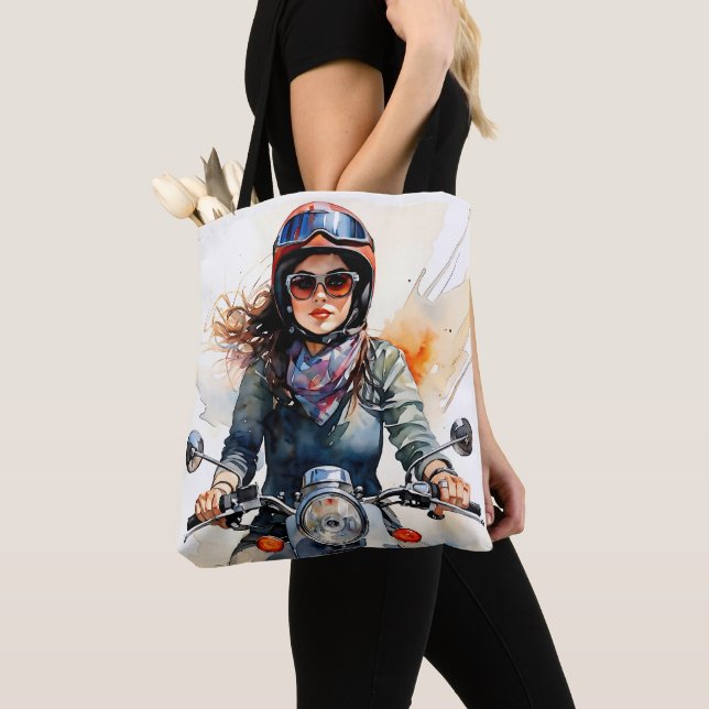 Tote Bag "Zephyra" "Vento Dolce" - Vent doux (De près)