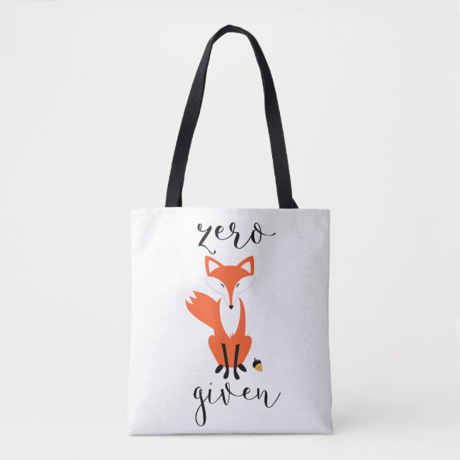 Tote Bag Zero Fox Donné et Pois (Devant)