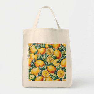 Tote Bag Zesty Lemon Citrus