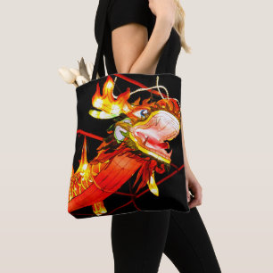 Tote Bag Zhulong dragon de feu