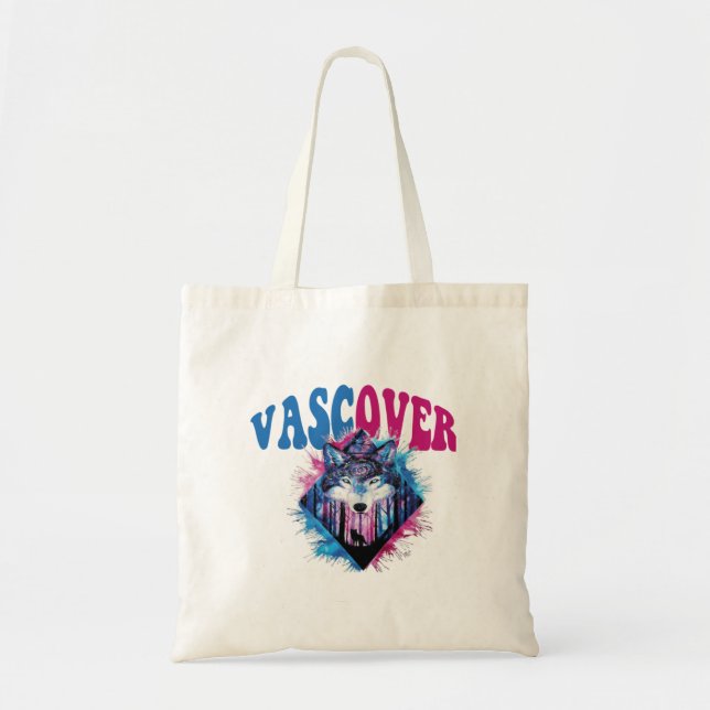 Tote Bag Zidika vase wolf essentiel (Devant)