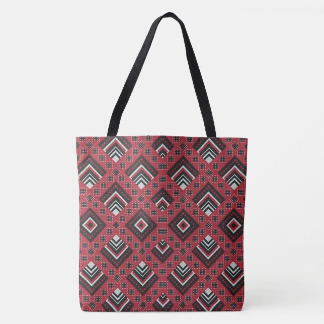 Tote Bag Zimbabwean Traditional Jira reRetso African Print  (Devant)