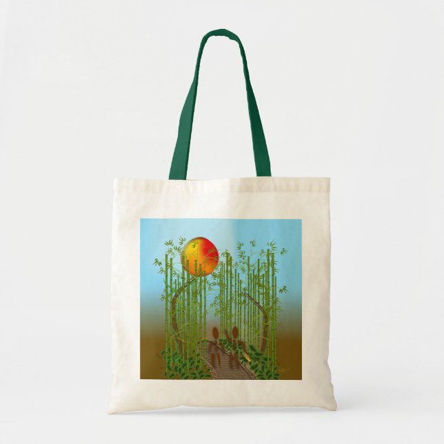 Tote Bag Zinglees ~ Bambou (Devant)