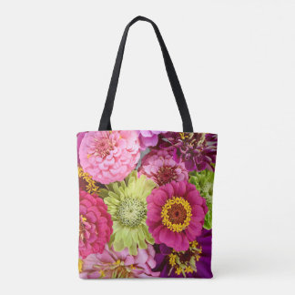 Tote Bag Zinnia Floral Fourre-tout