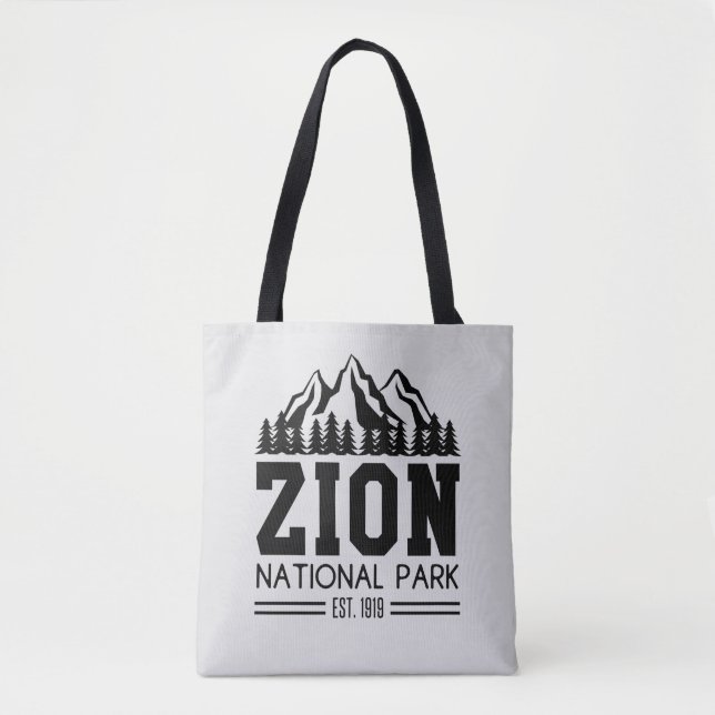 Tote Bag Zion National Park Utah USA Outdoor Randonnée (Devant)