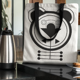 Tote Bag Zodiac de Dragon géométrique moderne