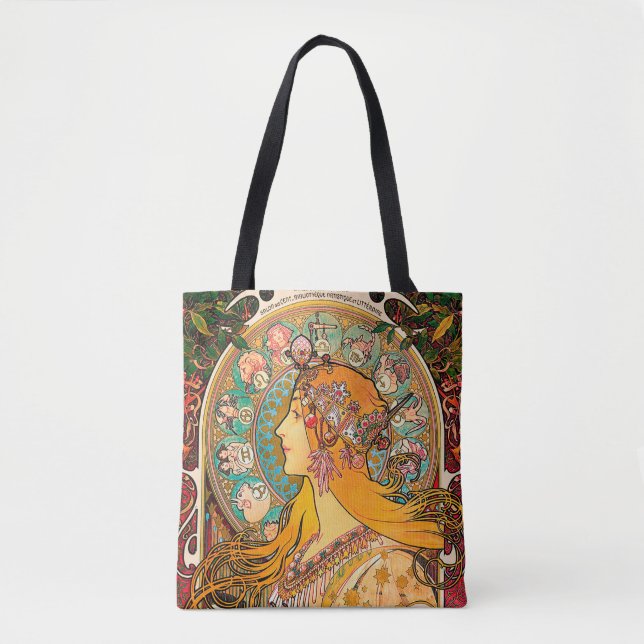 Tote Bag Zodiac, Mucha (Devant)
